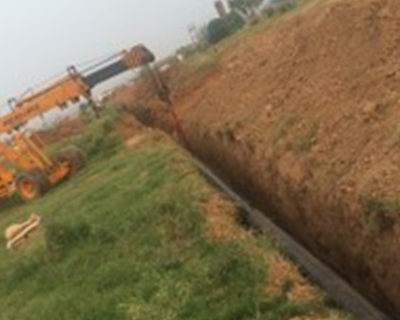Steel Pipeline Laying at Chandigarh